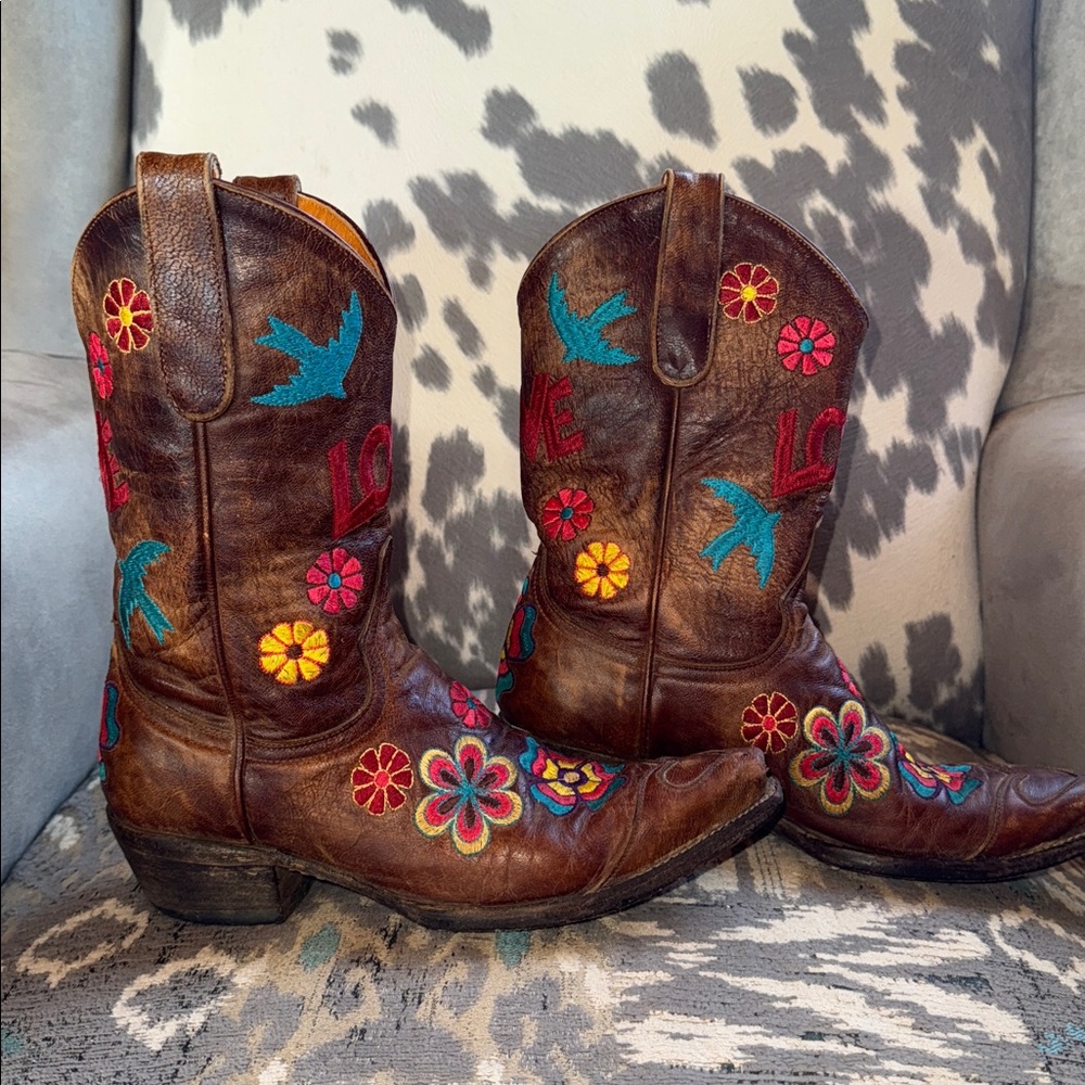 Perfect festival boot! Ladies Old Gringo & love western boots - Picture 4 of 12